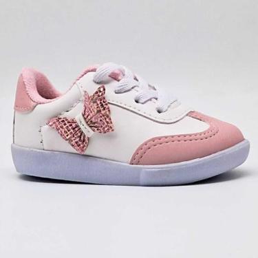 Imagem de Tênis Infantil Menina Addan Bebê Casual Borboleta 18165-1, 19