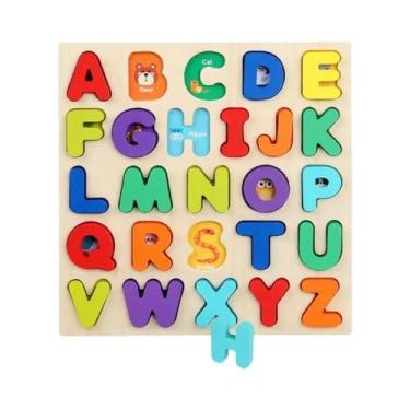 Imagem de Quebra-Cabeça Educacional De Madeira Montessori Para Crianças, Brinque