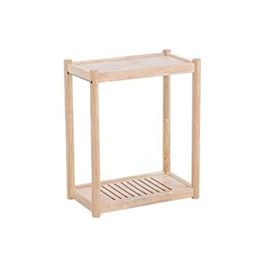 Imagem de 5sssallefaa Suporte de impressora para mesa, suporte de impressão de madeira maciça, base de computador, base multicamadas, bandeja móvel, impressora, chassi, prateleira, armazenamento (B)