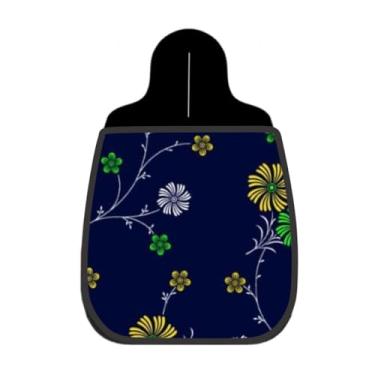 Imagem de Lixeira De Carro Organizador Lixinhocar Margaridas Amarelas e Verdes