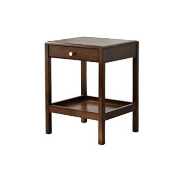 Imagem de UWEREBFM Mesa lateral para sofá, mesas laterais com borda de madeira, armário de canto, sala de estar, sofá, armário lateral, quarto, armário de cabeceira, armário, prateleira de parede, mesa de café