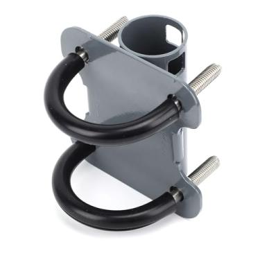 Imagem de aqxreight Suporte de Mastro de Antena de Aço Inoxidável para Prato V2 Suporte Em U Braçadeira de Poste Adaptador de Tubo de Serviço de Instalação de Iate RV Seguro Compatível Com Antenas GEN 2