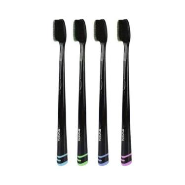 Imagem de Escova De Dentes Nano Para Adultos Com Cerdas Macias, Cabo Antiderrapa