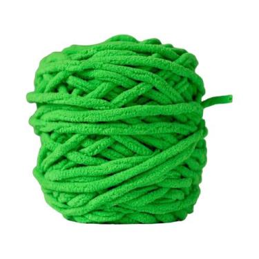 Imagem de Fio De Tricô De Chenille Macio, Linha De Algodão Ice Strip, Lã DIY Par