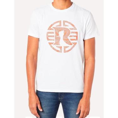 Imagem de Camiseta Reserva Masculina Estampada R Mandarim Branca-Masculino