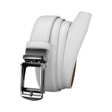 Imagem de Cinto De Couro Luxuoso Masculino 105cm-135cm Com Fivela Automática De 