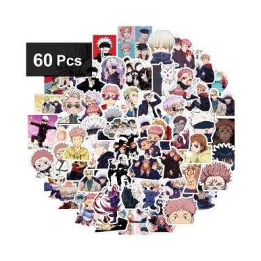 Imagem de Adesivos De Desenhos Animados Jujutsu Kaisen 30 60 180 Peças, Decalque