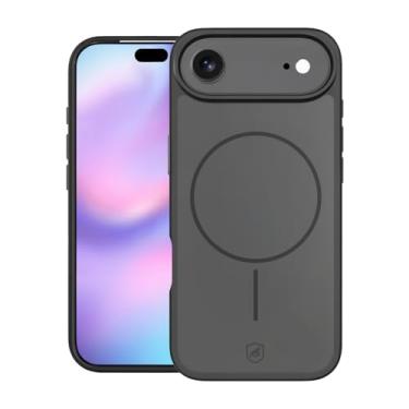 Imagem de Gshield Capa Case Wave Anti-impacto com Cordão de Pulso Incluso, Lateral Antiderrapante, Compatível com Magsafe (Preto Fumê, iPhone Air)