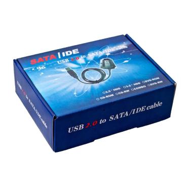 Imagem de Cabo Adaptador Sata Ide USB 2.0 Conversor com Fonte