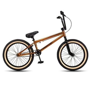 Imagem de Bicicleta Aro 20 Bmx Catraca K7 Cog 9 Pçs Aço Hi-ten Gap P03 Cobre - D`rossi