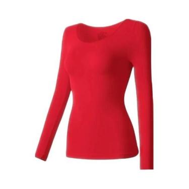 Imagem de Roupa Íntima Térmica Feminina de Manga Longa - Ajuste Fino (L-XL) - Id