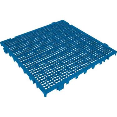 Imagem de Piso Plástico Modular, 500 mm x 500 mm, Azul, 42525, Presto