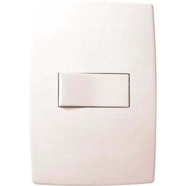 Imagem de Interruptor de Embutir Linha Pial Plus, 1 Tecla Simples Horizontal, 61