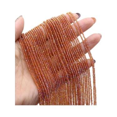 Imagem de Contas De Pedra Natural Espinela Facetada Cor Dourada 2mm 3mm Para Ace