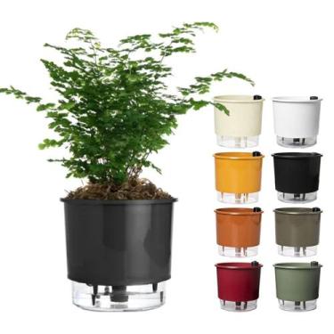 Imagem de Vaso Auto Irrigável Raiz N 03 Antidengue Planta Flor Folhagem, Preto