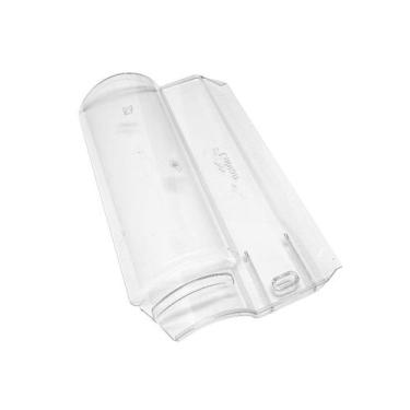 Imagem de Kit 10 Telhas Americana Transparente Reforçada 42,5x26cm - Lubian