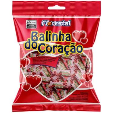 Imagem de Balinha De Coração Morango Florestal 500G