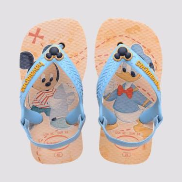 Imagem de Chinelo Havaianas Baby Disney Classics 4137007 Lilas, Amarelo, Pop, 17