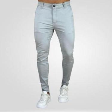 Imagem de Calça Alfaiataria Cinza Masculina Super Skinny - Codi Jeans-Masculino