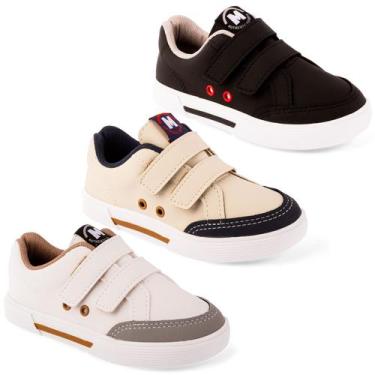 Imagem de Tênis Molekinho Infantil Menino Escolar Conforto tiras autocolantes 21