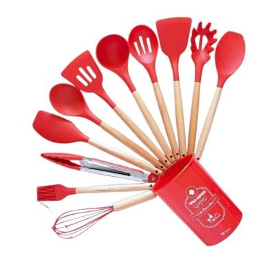 Imagem de Kit de Utensílios para Cozinha Kit Utensílios Silicone para Cozinha Premium 12 Peças em...