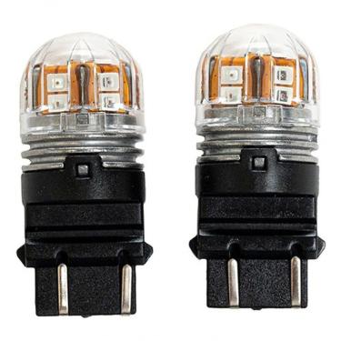 Imagem de Lâmpada LED Automotiva Dianteira Miniatura Vermelho Farol 180 Lumens [F103] Compatível com Diversos Veículos Iluminação