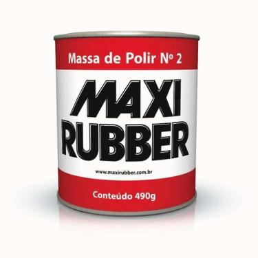 Imagem de Massa de Polir para Acabamento Automotivo e Metais N graus  2 490G Alto Brilho e Restauração de Pintura Maxi Rubber