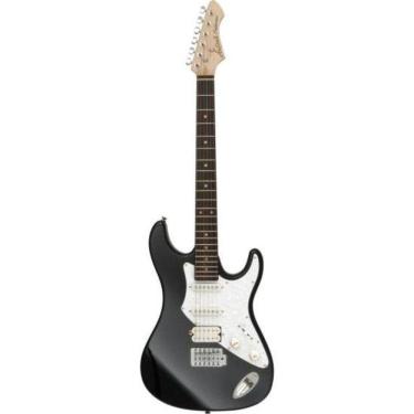 Imagem de Guitarra Elétrica Pro II 714-STD Fullerton com 22 Trastes e Captadores Versáteis Black Aria Guitars