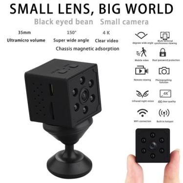 Imagem de Segurança pequena da câmera do ângulo largo da câmera de Wifi da câmer