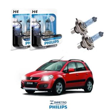 Imagem de Lâmpadas Farol SUZUKI  SX4 Philips H4 BlueVision