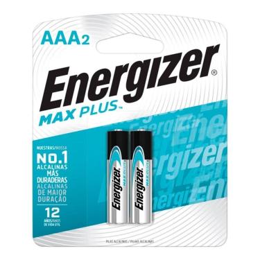 Imagem de Pilha Energizer Alcalina Max AAA Plus - Embalagem com 2 Unidades