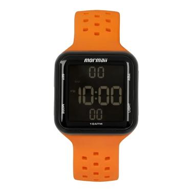 Imagem de Relógio MORMAII masculino digital laranja MO6600AO/8L