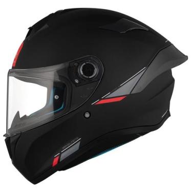 Imagem de Capacete Masculino MT Targo S Preto Fosco Esportivo Moto, Preto Fosco,