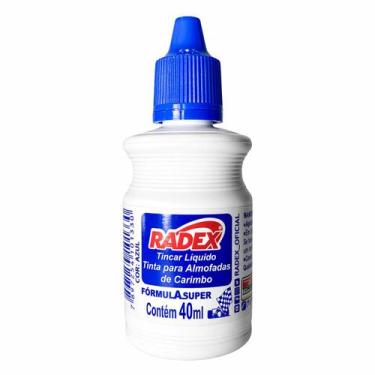 Imagem de Tinta para Carimbo Alto Rendimento Almofadas e Autoentintado Cor:Azul 