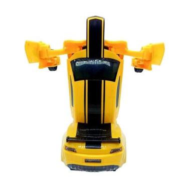 Imagem de Carro Robô 2 Em 1 Musical Bate E Volta Luzes Brinquedo Infantil - SHOP