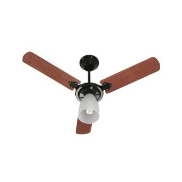 Imagem de Ventilador De Teto Tron Marbela 3 Pás 127V Mogno e Preto, 110V