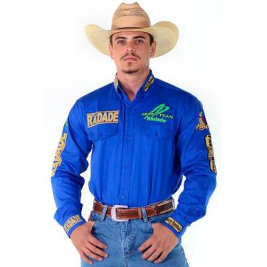 Imagem de Camisa manga longa radade preta original monster masculina, P, Royal