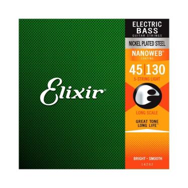 Imagem de Encordoamento Baixo Elixir 0.45 Light 5 Cordas - 3221