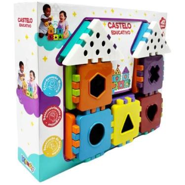 Imagem de Brinquedo Educativo Castelo BABY com Blocos Encaixáveis - TK Shopping