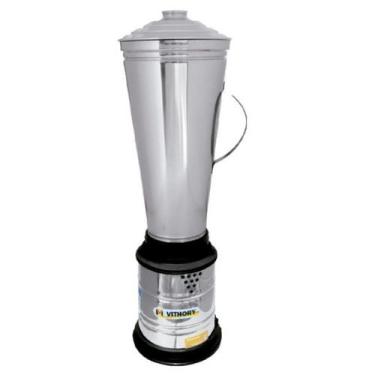 Imagem de Liquidificador Industrial Alta Rotação Aço Inox LQ003 3,5 Litros Vitho