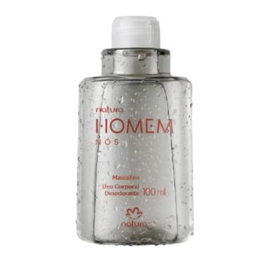 Imagem de Refil Desodorante Corporal Homem Nós 100ML Masculino Frescor Prolongado para Uso Diário Natura