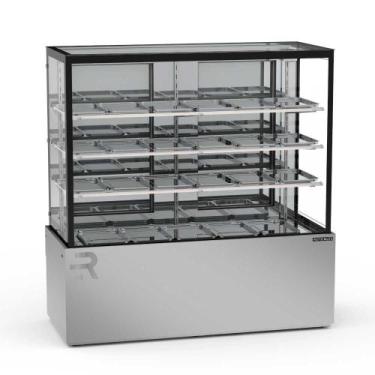 Imagem de Vitrine Estufa 1,45 Metros 3 Prateleiras Titanium Premium Inox VTPRQ14