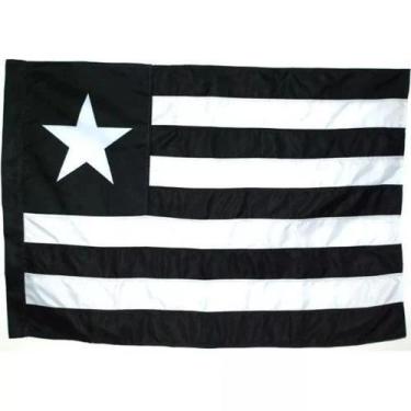 Imagem de Bandeira 4 Panos Botafogo - Myflag, Branco, Preto