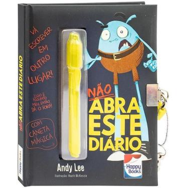Imagem de Diário Interativo Todolivro Não Abra Este Diário 96 Páginas em Português com Personagem Wizz