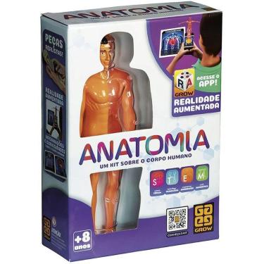 Imagem de Jogo Educativo Diverso Anatomia Corpo Humano com Realidade Aumentada para Montar Grow