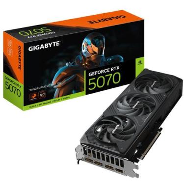 Imagem de Placa De Video RTX 5070 12GB WINDFORCE SFF GDDR7 GV-N5070WF3-12GD - GI