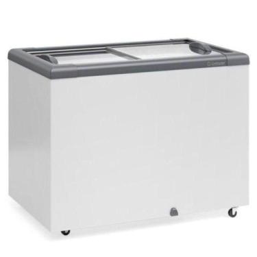 Imagem de Freezer Horizontal Gelopar Manual 295L Vidro Reto Deslizante GHD300L C