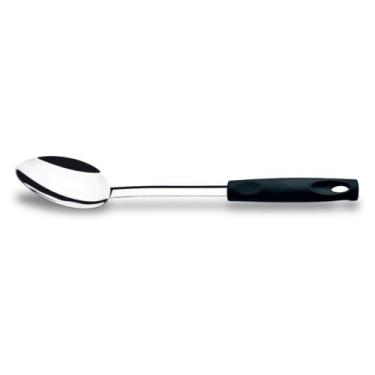Imagem de Colher para Arroz 30,5cm Linha Asti cabo preto Brinox - 2221/301