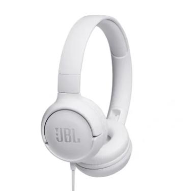 Imagem de Headphone JBL T500, Supra Auricular, On Ear, Branco - JBLT500WHT
