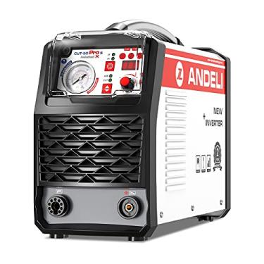 Imagem de ANDELI Cortador a Plasma 50Amp Espessura Máxima de Corte 13/16″(25mm) Inversor DC de Baixa Frequência IGBT 220V Máquina de Corte a Plasma a Ar, com Cortador de Plasma Premium e Robusto Acessórios Ferramentas CUT-50 Pro X